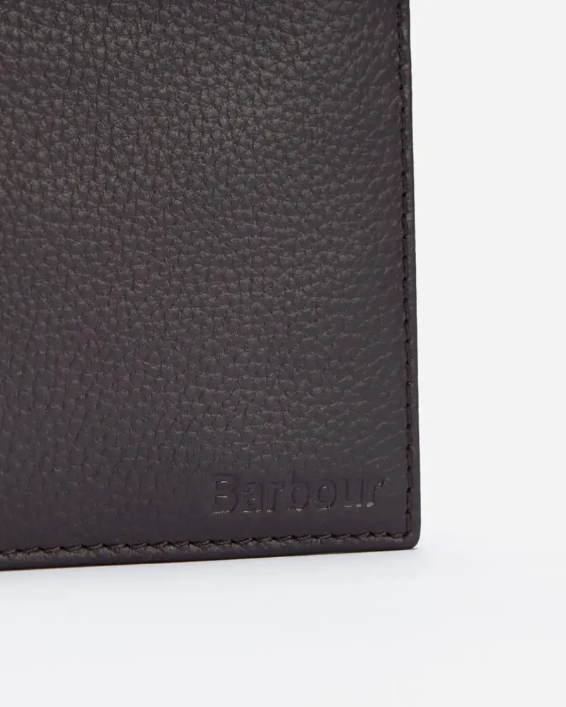 Barbour Amble Billfold Wallet Brown-4