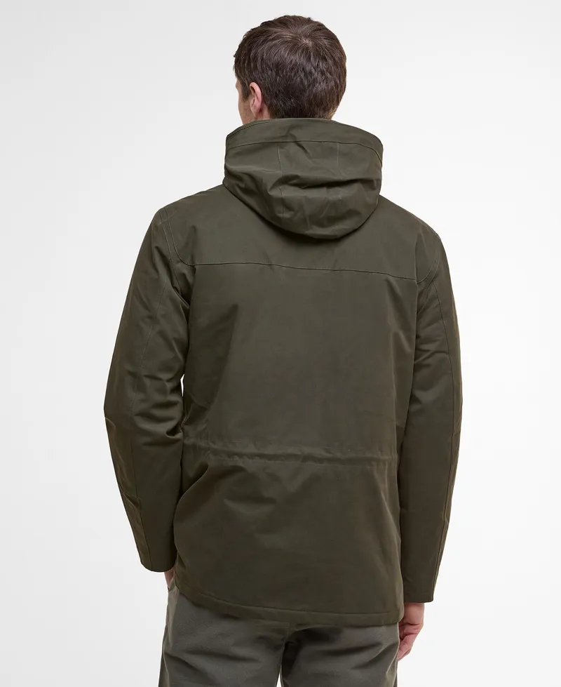 Barbour Brockstone Waterproof Jacket Olive-4