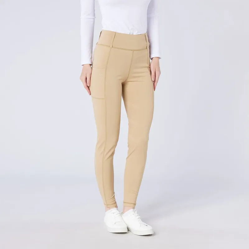 Cameo Womens All Season Riding Tights Beige
