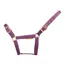 Cameo Suede Padded Headcollar Deep Purple