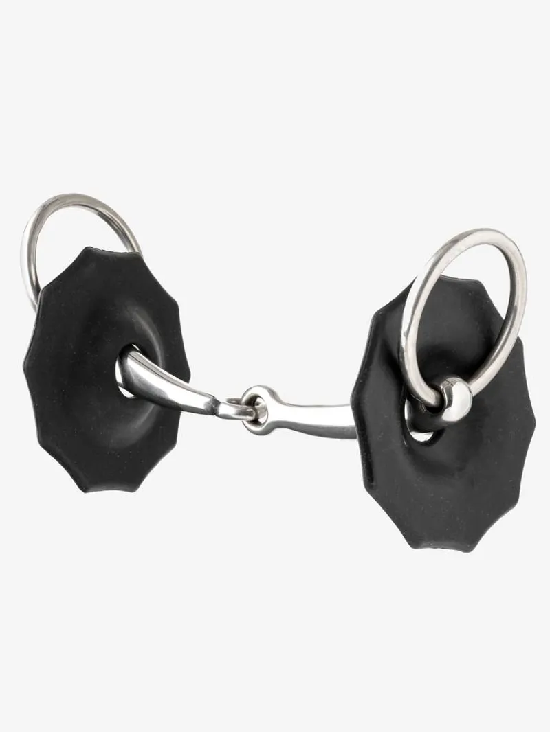 LeMieux Contoured Rubber Bit Guards Black One Size