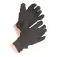 Shires Cotton Pimple Gloves Black