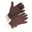 Shires Cotton Pimple Gloves Brown