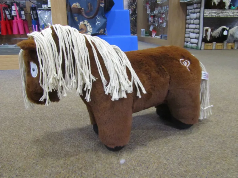 Crafty Ponies Soft Toy Brown With Book-1