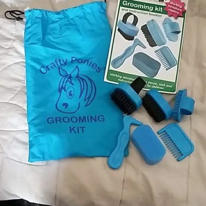 Crafty Ponies Grooming Kit Blue