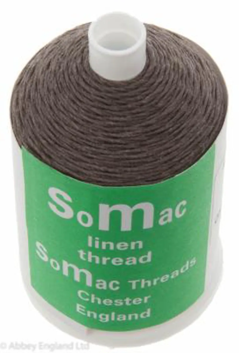 Plaiting Linen Thread 18/3 25g Brown
