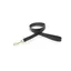 Digby and Fox Flat Lead Leather Dog Lead Black