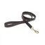 Digby and Fox Flat Lead Leather Dog Lead  Brown