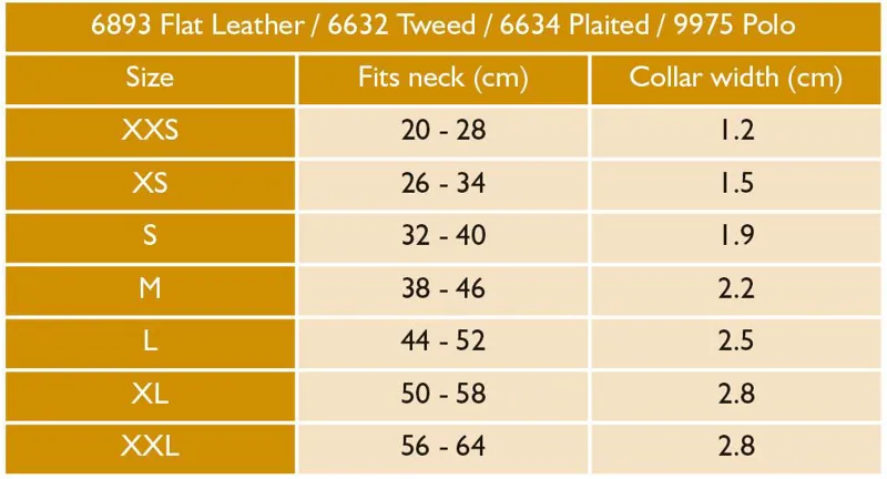 Digby and Fox Flat Leather Collar Black-1