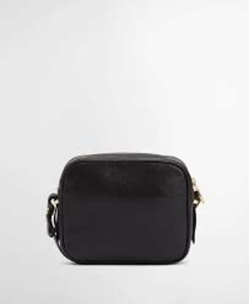 Barbour Daphne Leather Crossbody Bag Black-1