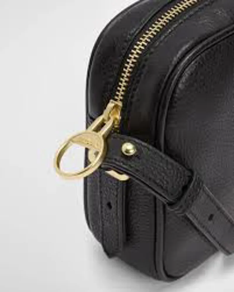 Barbour Daphne Leather Crossbody Bag Black-3