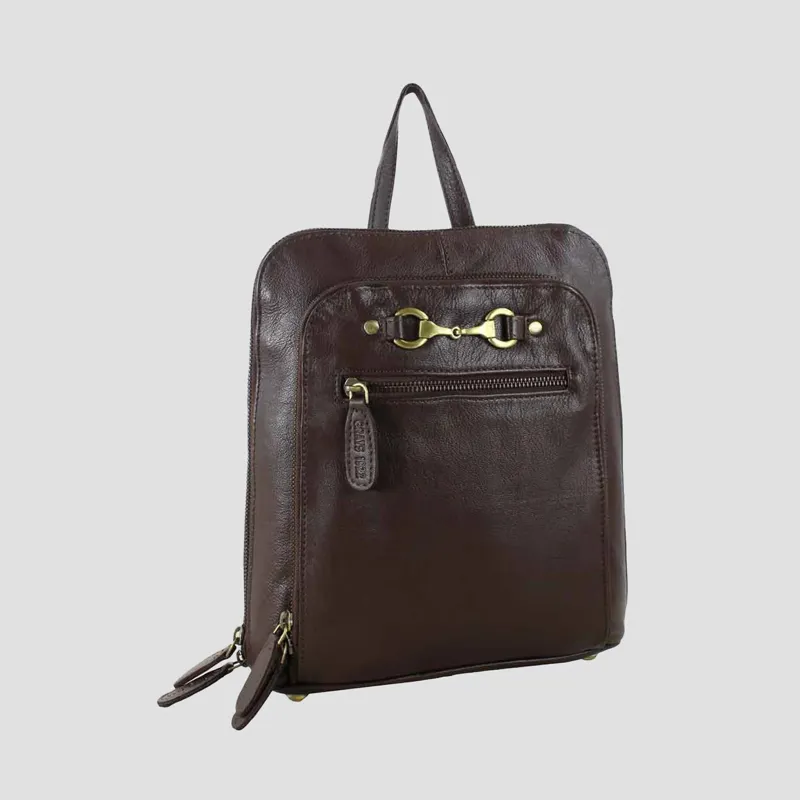 Grays Edith Rucksack With Snaffle Brown