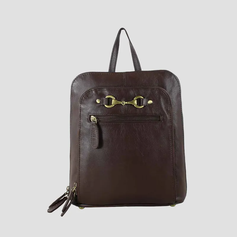 Grays Edith Rucksack With Snaffle Brown-8