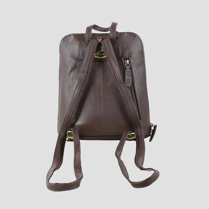 Grays Edith Rucksack With Snaffle Brown-4