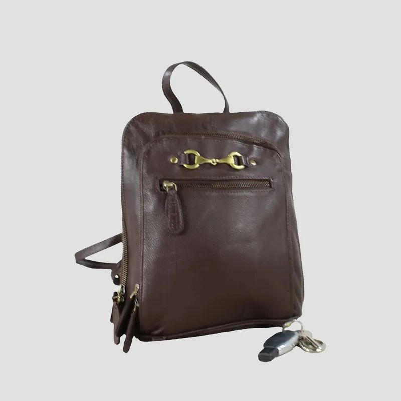 Grays Edith Rucksack With Snaffle Brown-1