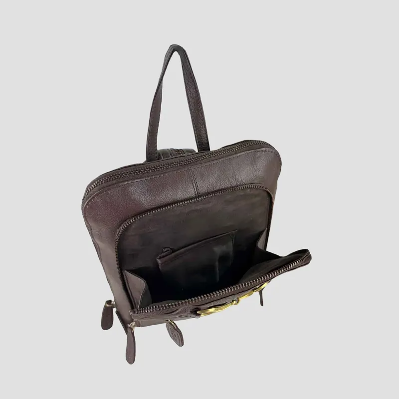 Grays Edith Rucksack With Snaffle Brown-3