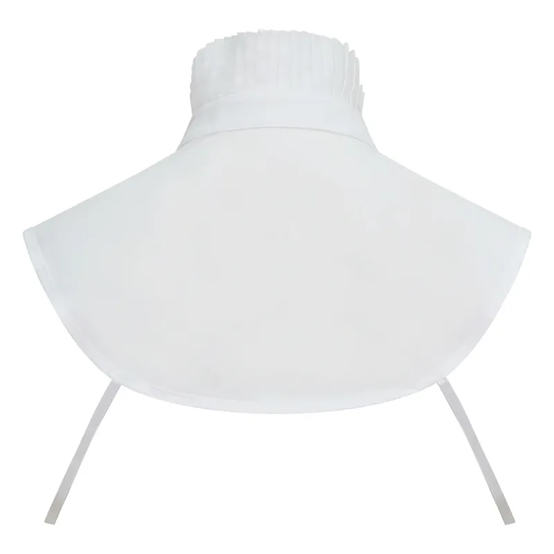 Equetech Lead Rein Frillly False Collar Bib Ecru-1