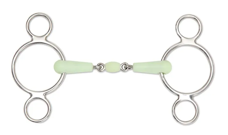 EquiKind Peanut Two Ring Gag 16mm Mouth