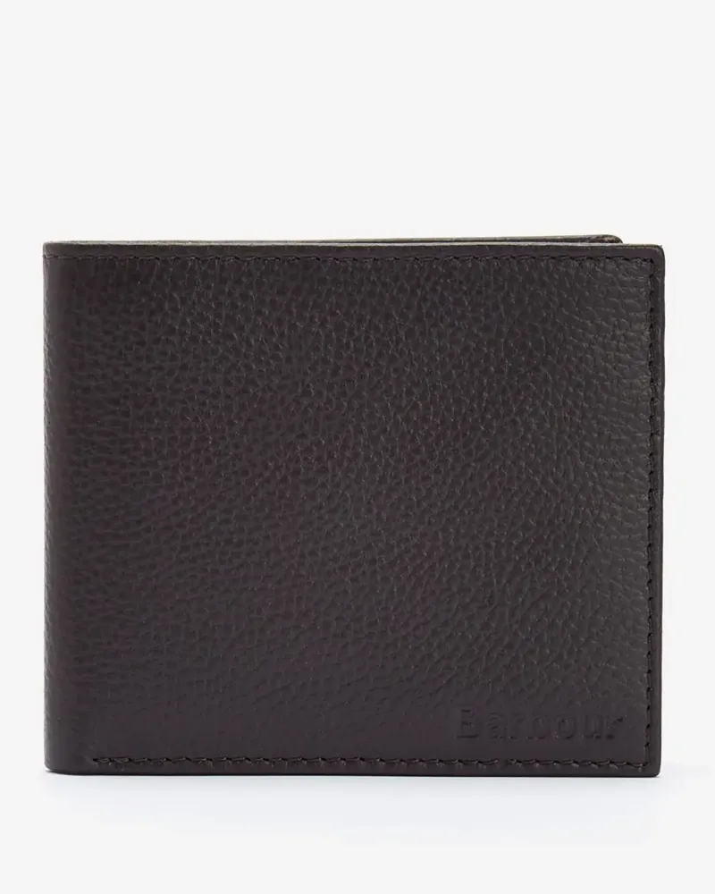 Barbour Amble Billfold Wallet Brown