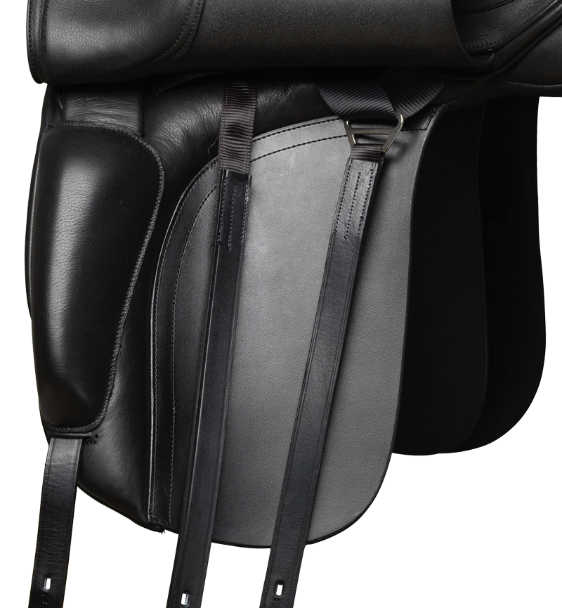 Fairfax Classic Cupped Flap Dressage Saddle Black-1