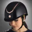 Charles Owen EQx Kylo Sparkly Black Gloss/Rose Gold