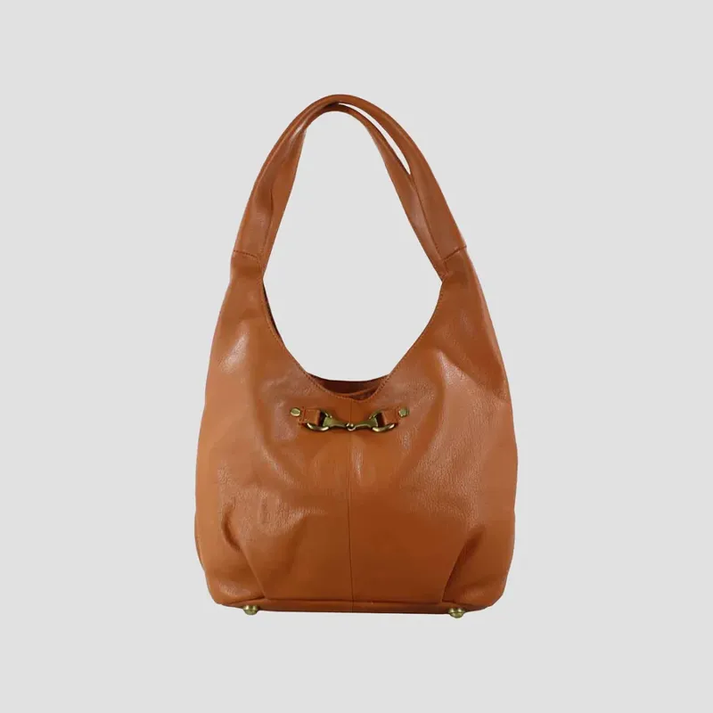 Grays Grace Slouchy Snaffle Handbag Tan-1