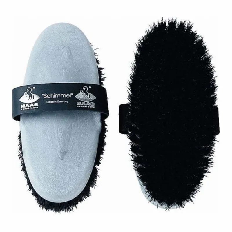 HASS Schimmel Body Brush Grey/Black