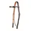 Jeffries Traditional Plain Headstall 5/8in Havana
