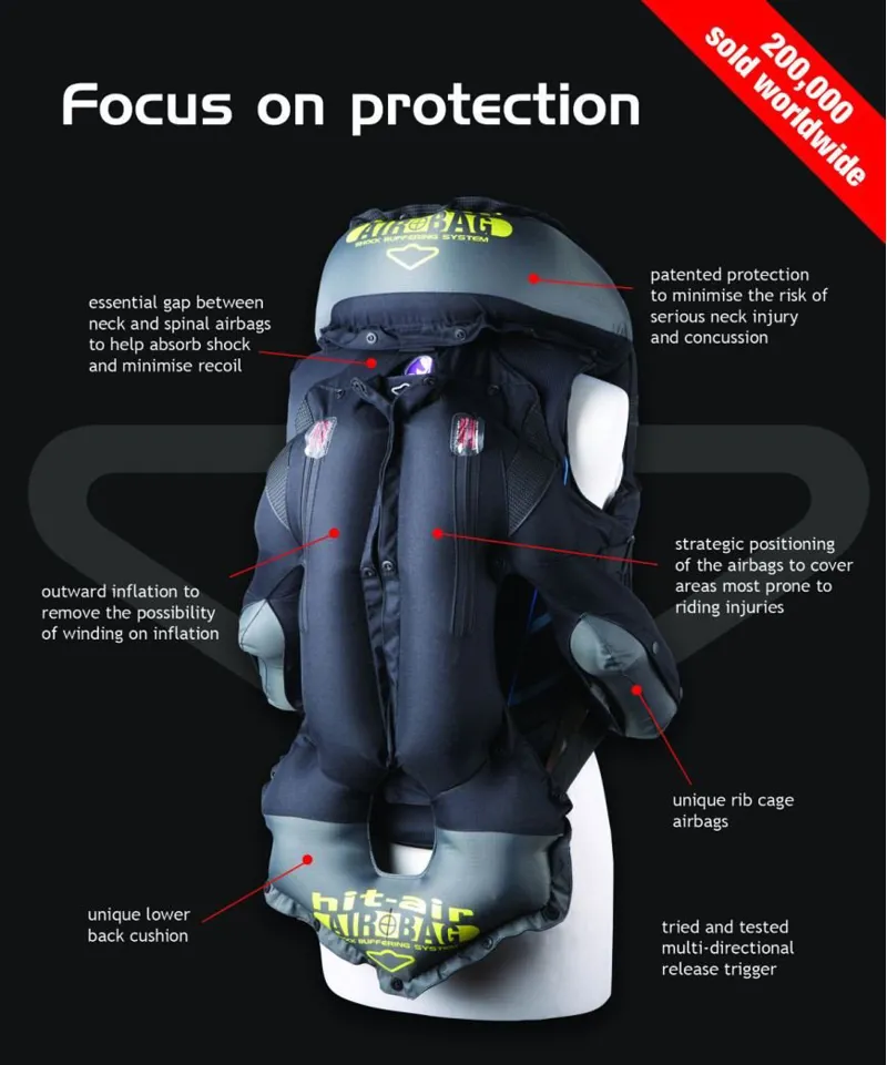 Hit-Air Equestrian Air Vest Black THIS VEST DOES NOT COME WITH A CANISTER-3