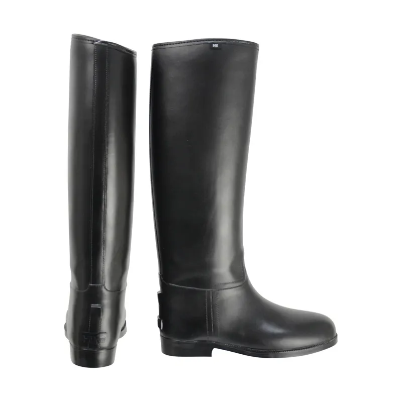 Happy Boot – PVC Reitstiefel Für Damen Und Herren, Schwarz-grün, Wasserdicht, Synthetik-Innenfutter