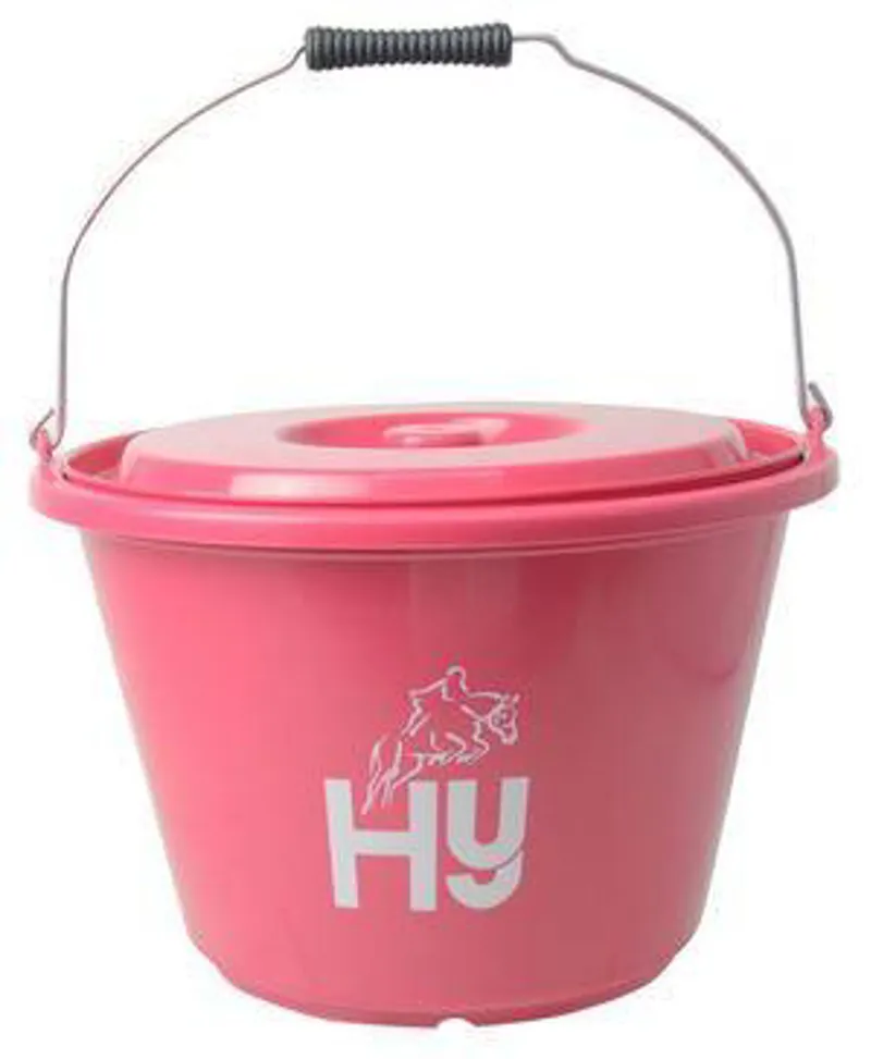 Hy Bucket With Lid 18l Pink