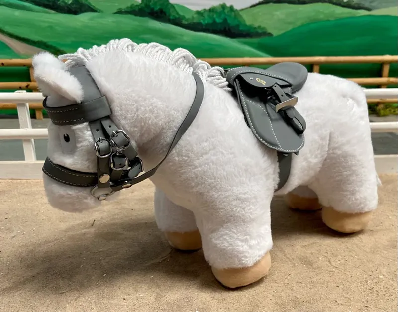 Crafty Ponies PU English Tack Set Black