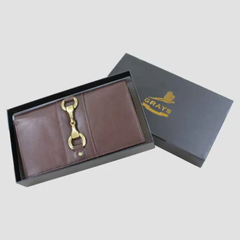Grays Islan Purse With Snaffle in Brown Leather-5