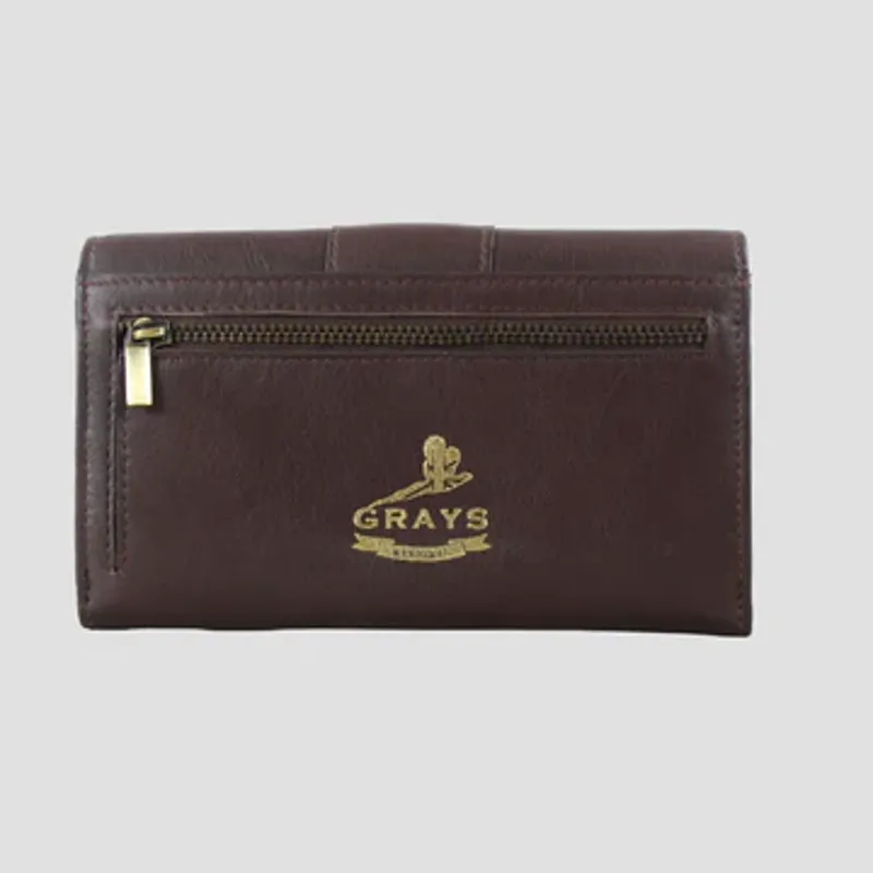 Grays Islan Purse With Snaffle in Brown Leather-2