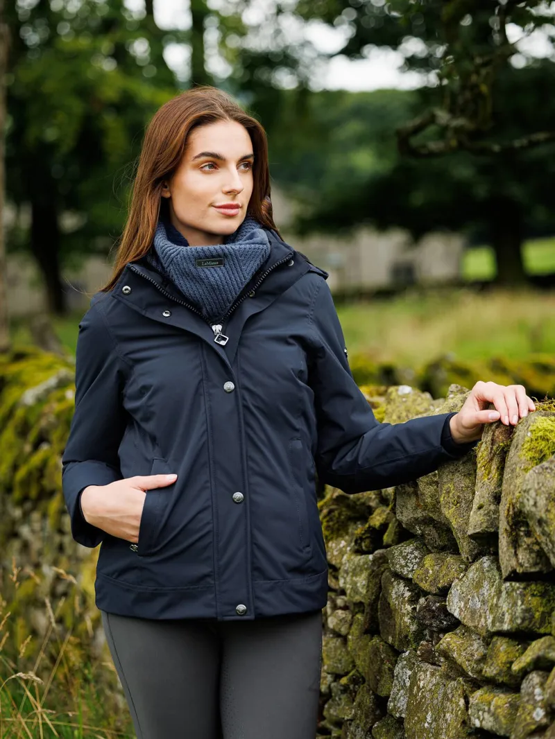 LeMieux Laura Waterproof Short Riding Coat Navy