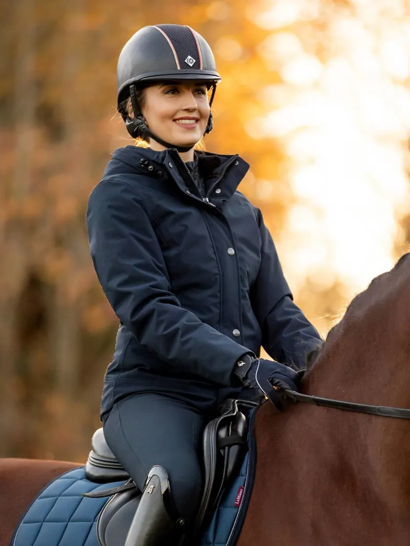 LeMieux Laura Waterproof Short Riding Coat Navy
