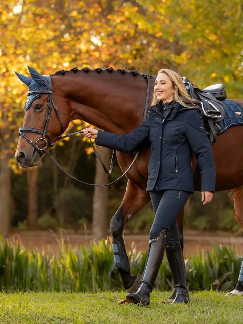 LeMieux Laura Waterproof Short Riding Coat Navy