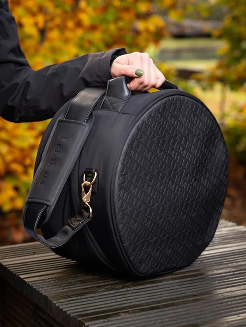 LeMieux Luxe Hat Box Black-2