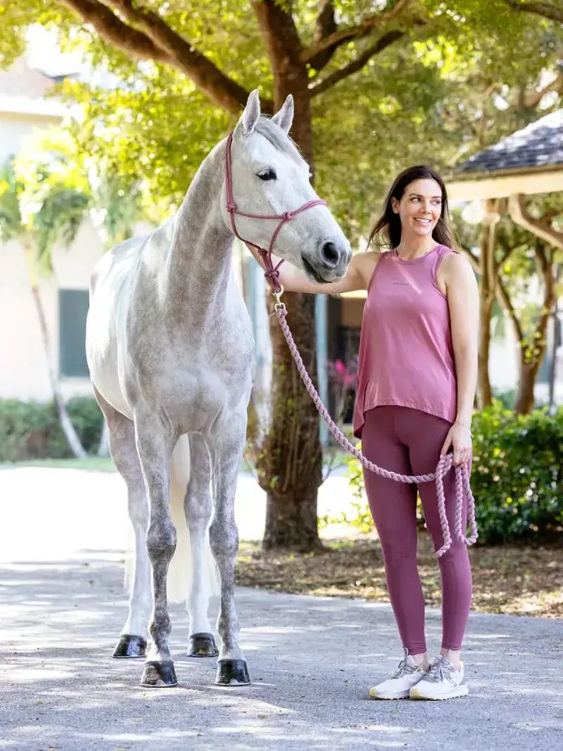 LeMieux Rope Halter Blossom One Size-1