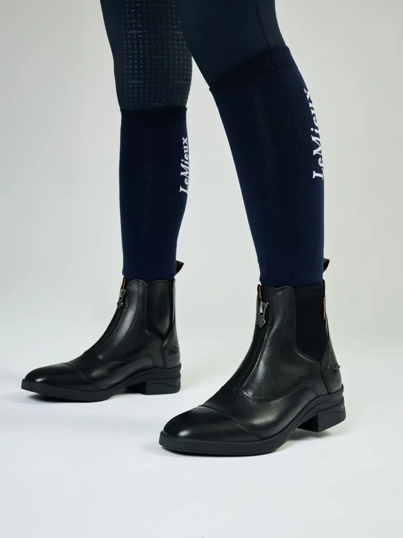 LeMieux Junior Zip Paddock Boot Black-5
