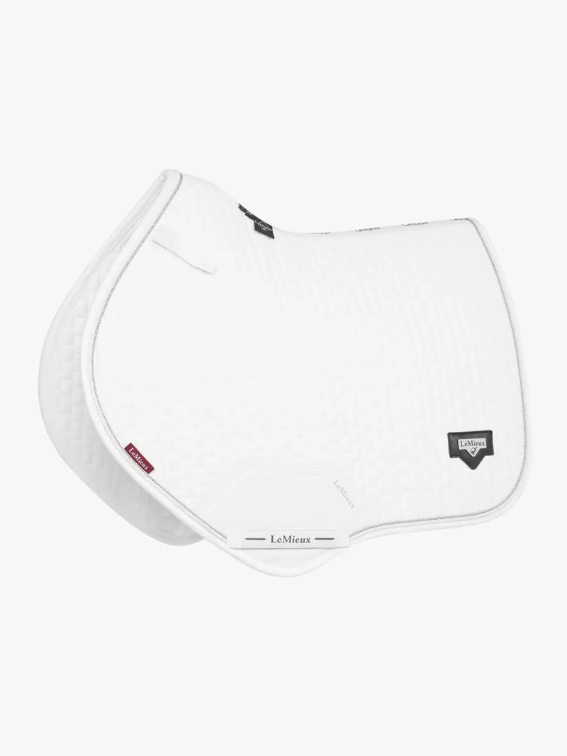 LeMieux Puissance Suede Close Contact  Pad White