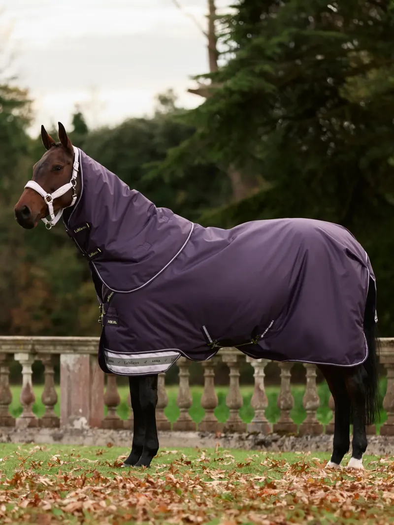 LeMieux Arika Ripstop 200g Medium Weight Turnout Rug Juniper-6