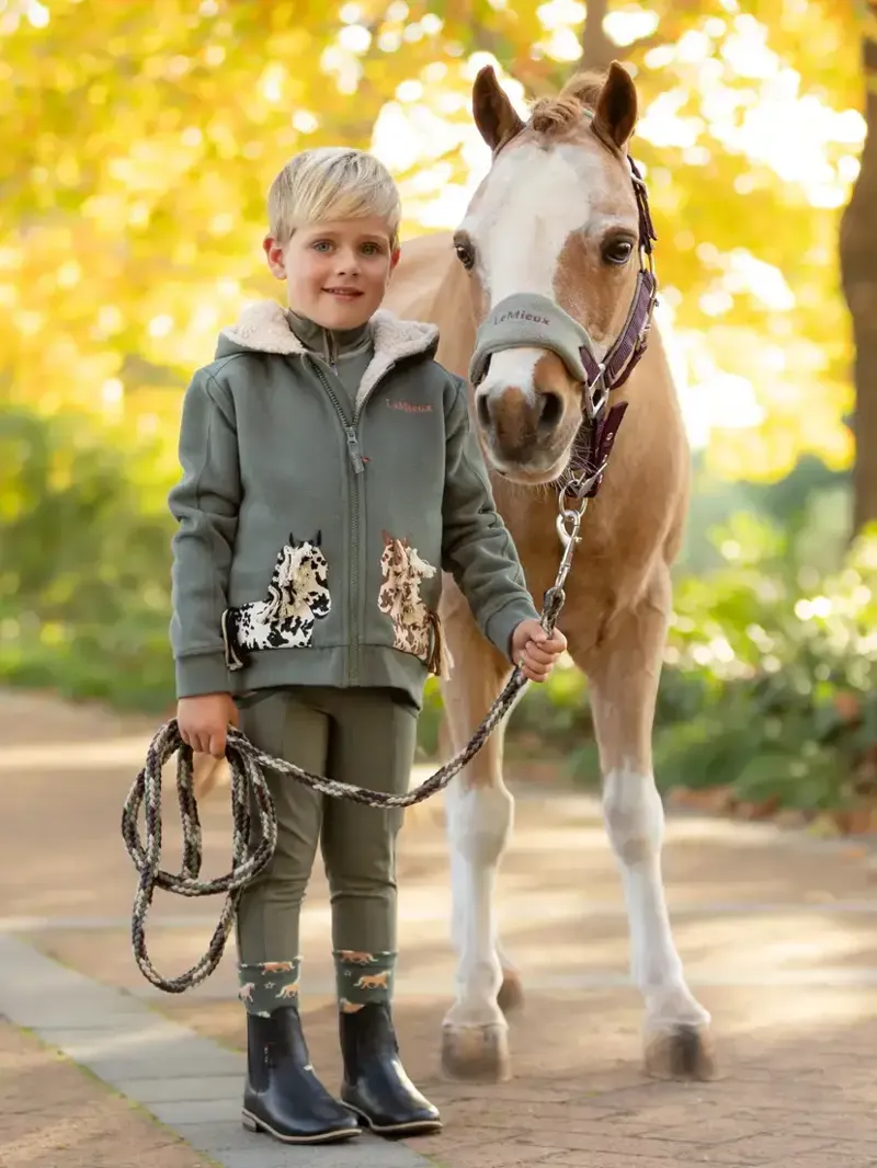 LeMieux Young Rider Orla Pull Ons Damson-6
