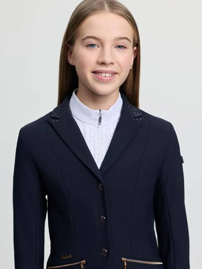 LeMiuex Brilliance Junior Pro Show Jacket Navy-3