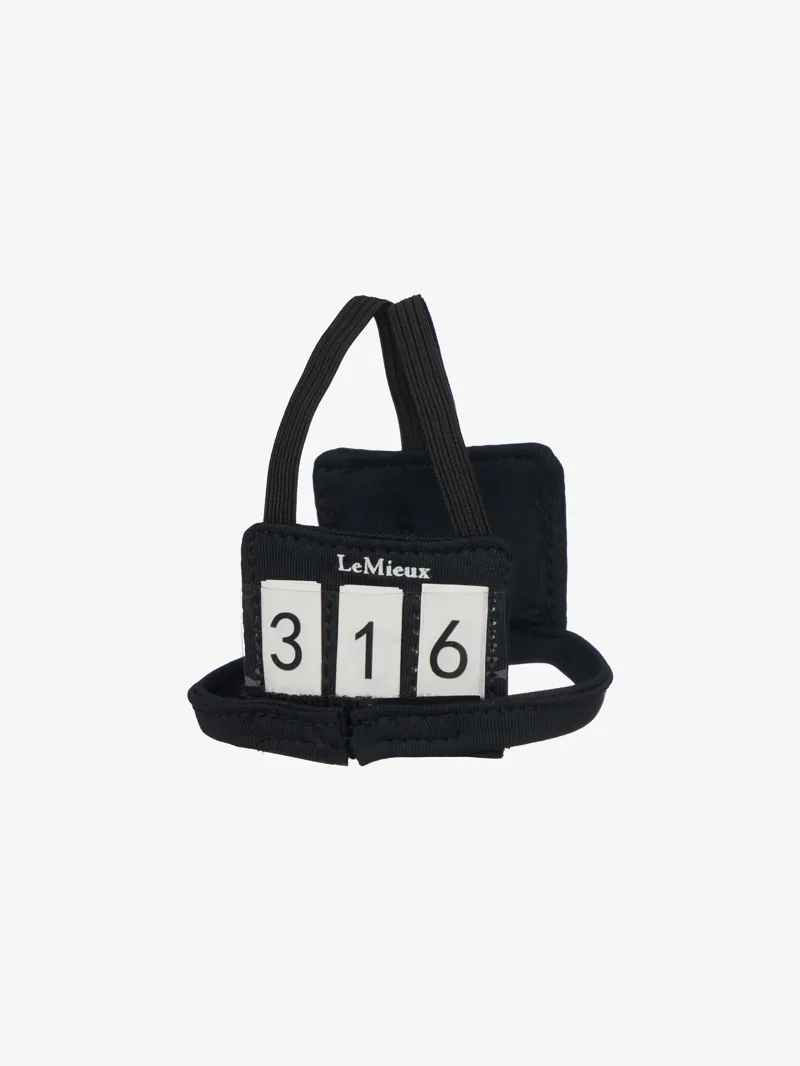 LeMieux Toy Rider Body Protector and Number Bib Black-2