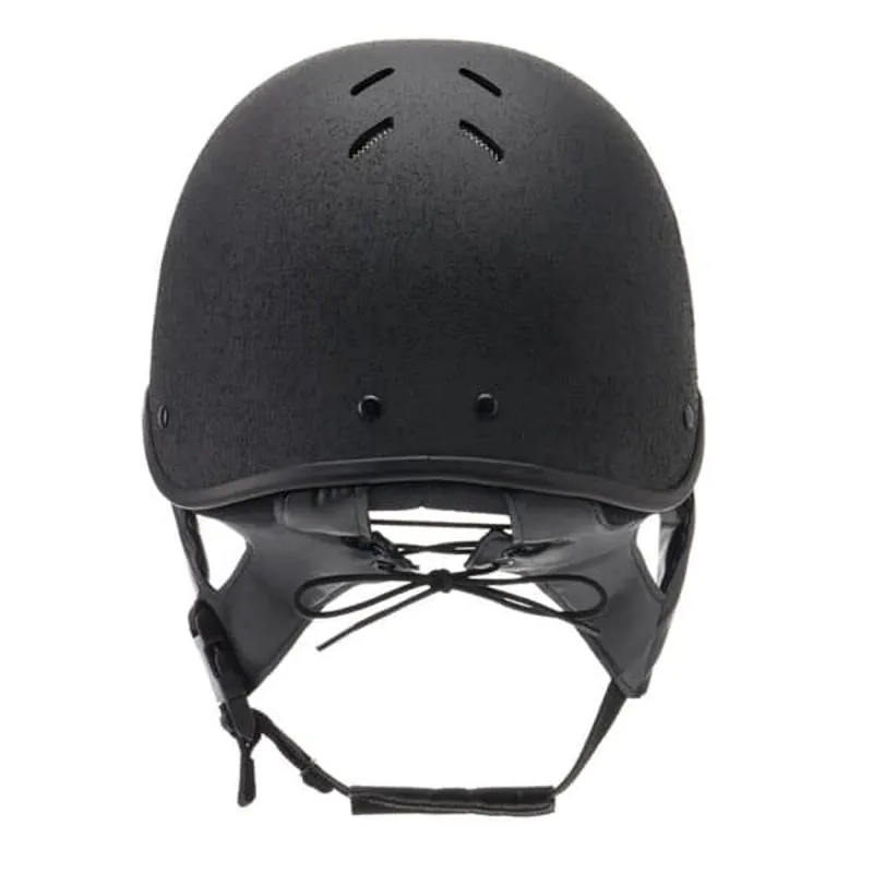 Charles Owen JS1 Pro NEW With Badge Jockey Skull Black-2