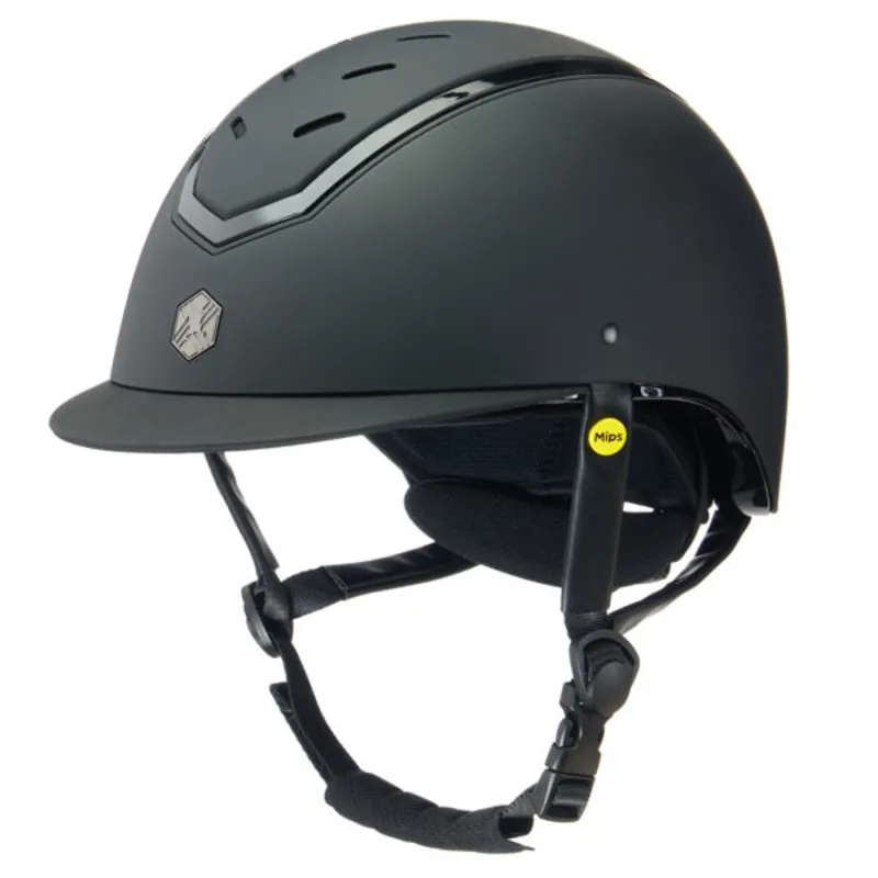 Charles Owen EQx Kylo With Mips Riding Helmet Black Matte/Black Gloss