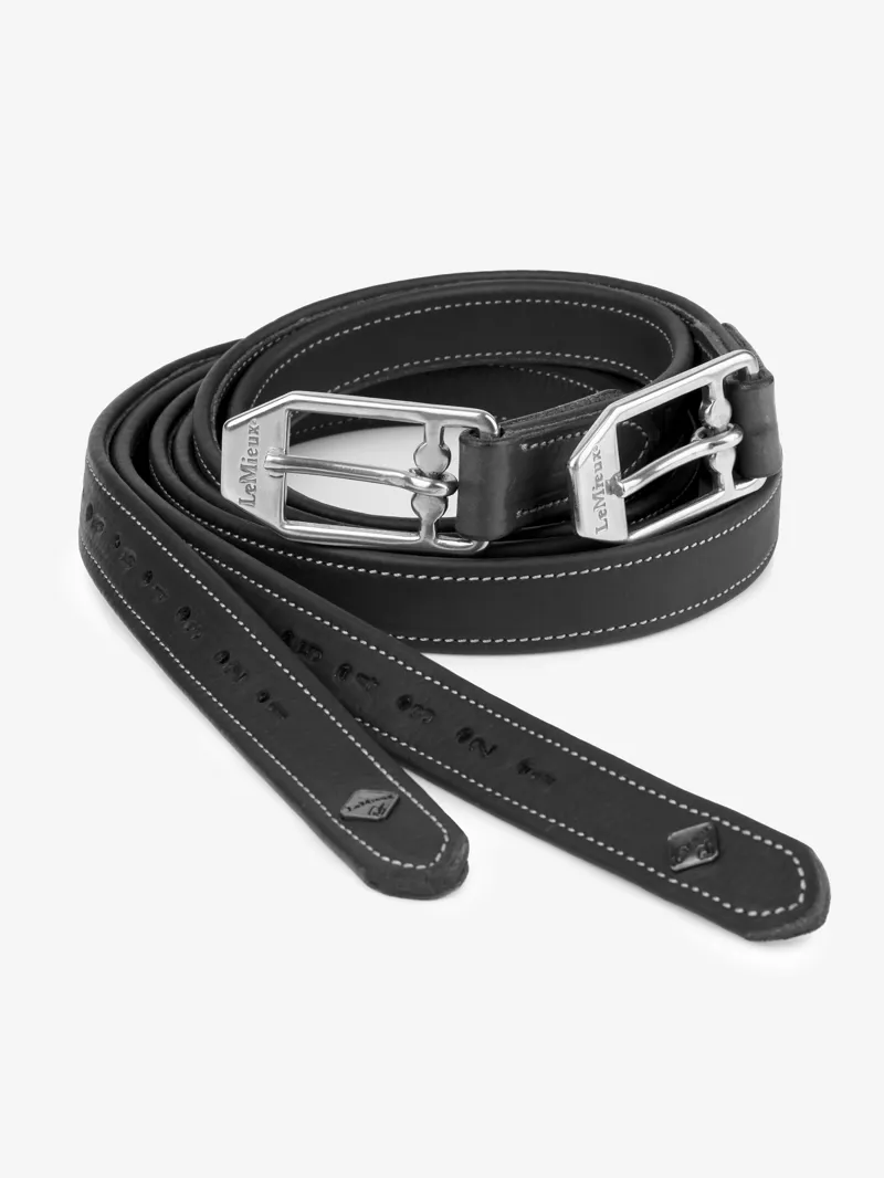 LeMieux Vector Stirrup Leathers Black