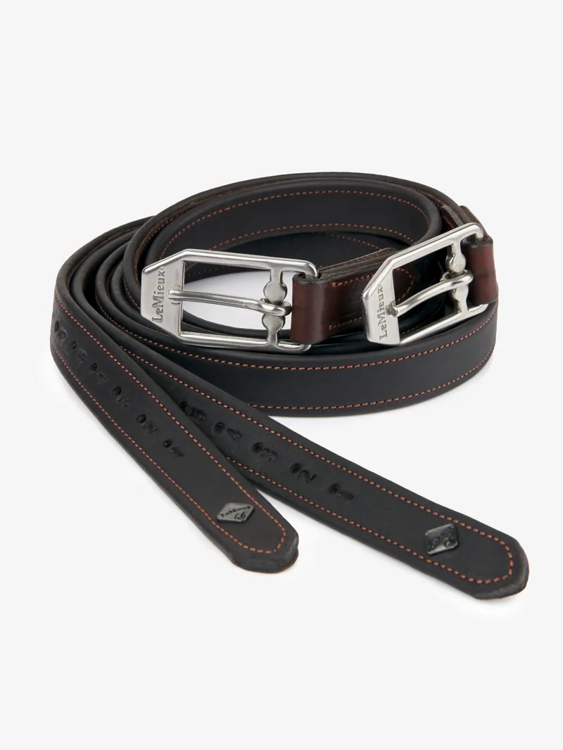 LeMieux Vector Stirrup Leathers Brown