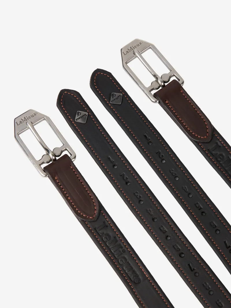 LeMieux Vector Stirrup Leathers Brown-2